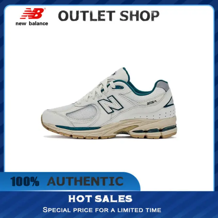 Leten 【100% AUTÉNTICO】 NB 2002R Blanco Verde " Zapatillas M2002RGS Zapatillas deportivas de moda unisex para hombres y mujeres Pegatinas de pared - 1