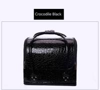 Caja de cosméticos de cuero PU para mujer, bolso impermeable de gran capacidad para maquillaje de tatuaje de viaje, nuevo - details 7