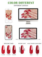 Parkson-Juego de esmaltes en Gel para uñas, barniz híbrido semipermanente para manicura, lámpara UV, 2 unidades por Set - details 8