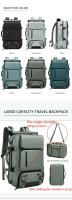 Mochila de Viaje Impermeable 16 Pulgadas Laptop de Negocios con Bolsa para Zapatos - details 0
