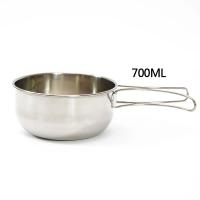 Cuenco Plegable de Acero Inoxidable 304 Utensilios de Cocina Portátiles Vajilla de Picnic - details 5