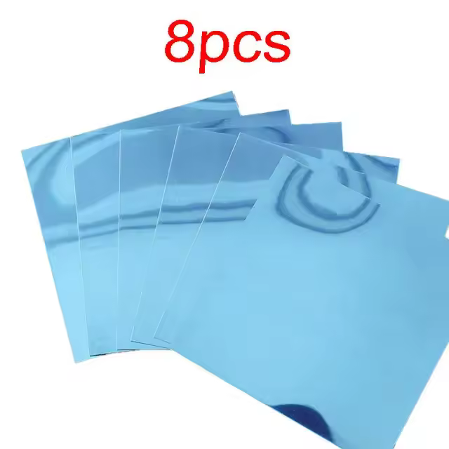 Pegatinas de Espejo Flexible Autoadhesivas 8/12pcs Decoración de Pared 3D para Hogar Dormitorio - 1