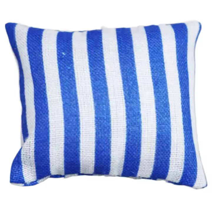 Juego de simulación 1:6/1:12, muebles para casa de muñecas, accesorios para casa de muñecas, almohada Floral en miniatura suave, Color sólido, bonito - 1