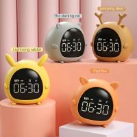 Bonito reloj despertador Digital para niños, despertador de cabecera para dormitorio, Despertador con temporizador - details 8