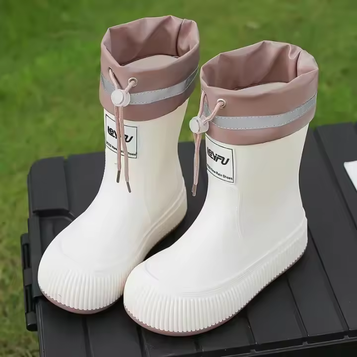 Botas de Lluvia Suaves y Ligeras para Mujeres Zapatos Impermeables con Suela Gruesa para Pesca al Aire Libre - 1