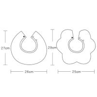 Babero impermeable para bebé, toalla de Saliva con dibujos animados, giratoria de 360 grados, 3 piezas - details 0