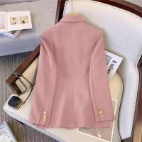 Chaqueta de negocios para mujer, chaqueta de traje, Tops simples de oficina para mujer - details 10