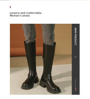 Nuevas botas de plataforma con tacón grueso estilo vaquero, botas retro para hombre - details 0