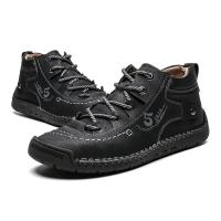 Zapatos informales de cuero hechos a mano para hombre, mocasines de invierno con piel, zapatos cómodos para caminar, zapatos planos para hombre, gran oferta - details 25