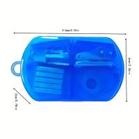 Set de Suministros de Oficina Mini Tiradora de Clavos, Dispensador de Cinta, Perforador de Agujeros - details 6