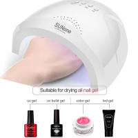 LULAA SUNone 48W UV LED Lámpara 30 Abalorios de Secador de Gel de Uñas Automático Sensor - details 4