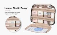 BAGSMART Bolsa de Viaje para Higiene Personal Organizador de Maquillaje con Estuche Transparente - details 3