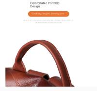 Mochila antirobo para Viajes de Ocio de Mujeres, mochila de viaje de Cuero Blanda Pu de Mujeres, Bolsa simple de gran capacidad - details 15