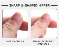 NAILWIND-Herramienta de manicura para uñas, removedor de barniz de Gel, recortador para limpieza de piel muerta, tenedor de cutícula de acero inoxidable - details 1