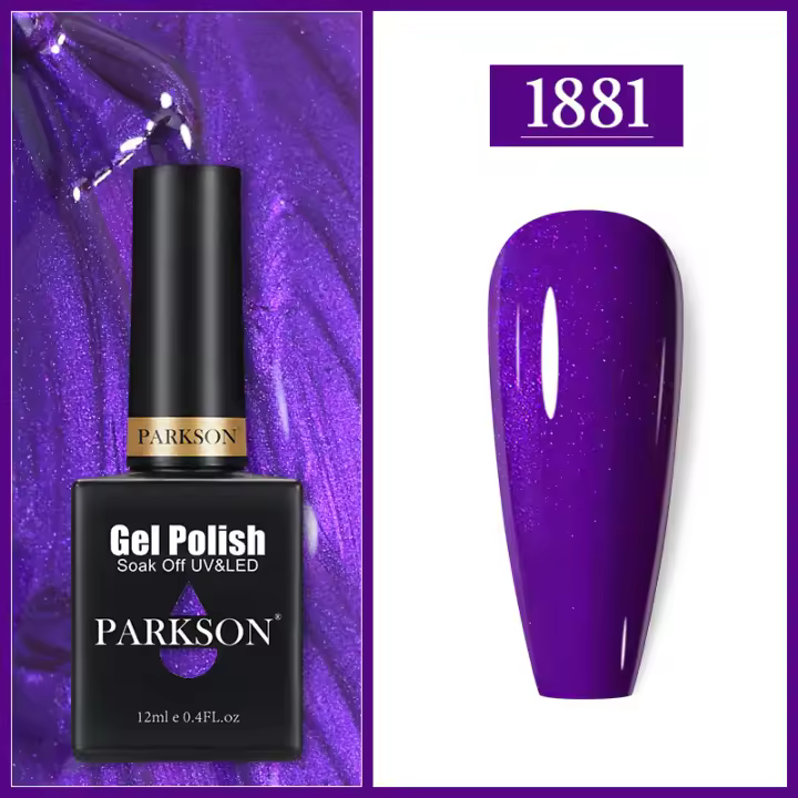 Parkson-esmalte de Gel para uñas, botella de vidrio de 12ml, todo para manicura semipermanente, Varnsih, Soak Off, UV - 1