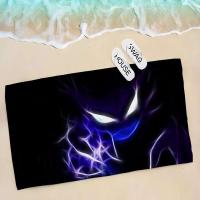 1pc P--Gengar Grande Microfibra Secado rápido Niños Manta de playa Suave Unisex Camping Toalla de piscina - details 24