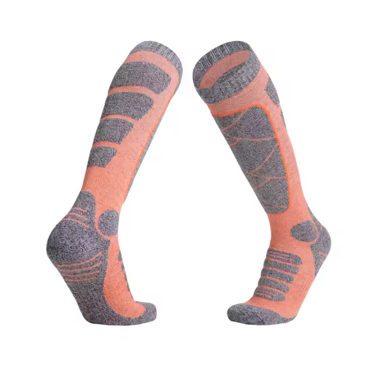 Calcetines gruesos de algodón para hombre y mujer, medias térmicas de alta elasticidad con absorción de humedad, para deportes, Snowboard, ciclismo, esquí y fútbol, novedad - 1