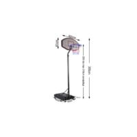 Deuba Canasta de Baloncesto Soporte Ruedas Infantil Adultos Altura Ajustable 257-305cm Regalo Juego - details 6
