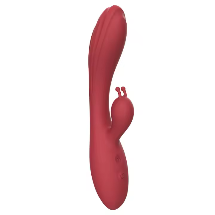 Vibrador de Doble Cabeza de Silicona Líquida Multifrecuencia Masaje Eléctrico para Masturbación Femenina Productos Sexuales para Adultos - 1
