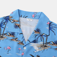 Camisa de manga corta para hombre, Camisa ajustada con estampado de flores fragmentadas, serie CS, primavera y verano, 2024 - details 122