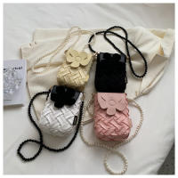 Bolsa de Teléfono Móvil de Lujo Ligera con Cadena de Perlas Bolsa de Verano a la Moda para Mujeres - details 26