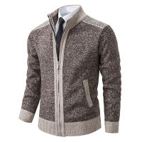 Otoño Invierno hombres comodidad cuello alto abrigo Casual moda al aire libre polar suéter grueso nuevo sólido comodidad mantener caliente Tops - details 5