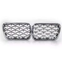 Para E36 3 Series 1997-1999 rejilla de coche estilo diámetro riñón ABS capó delantero parrilla Sier 51138195152 51138195151 piezas - details 2