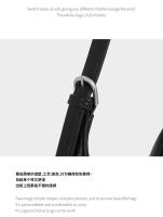 Bolso vintage para las axilas, bolso de media luna para principiantes, bolso de mensajero para el hombro del viajero. - details 13