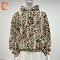 Sudadera con capucha de sublimación de comerciante de ropa completamente impresa cuadrada con hombros caídos de peso pesado Decheng - details 6