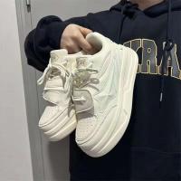 Diseño de nicho pequeño para hombre, novedad de 2024, tablero informal de cuatro estrellas, zapatos deportivos de pareja con suela gruesa y aumento alto en el pecho bajo - details 7