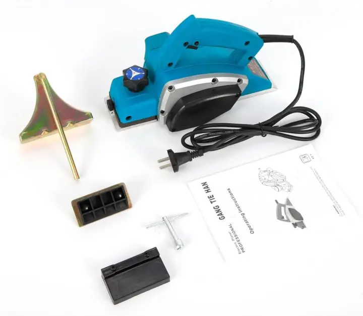 Cepillo eléctrico portátil para carpintería, cepilladora de mano, 800 W, 220 V, 82 mm - 1
