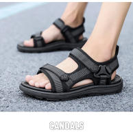 Sandalias De Moda Para Hombre Verano Zapatos Casuales Transpirables Sandalias De Playa Tamaño Grande Material Superior Mesh - details 8