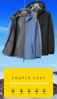 Chaqueta de Senderismo Impermeable Unisex CHRLCK A Prueba de Viento, Anti-embebellecer, Ideal para Acampar, Cazar, Correr, Trekking, Pesca - details 0