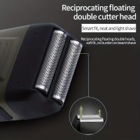 Afeitadora Eléctrica Reciprocante Inalámbrica Carga USB Recortador de Barba y Sideburns de Precisión Doble Belleza - details 6