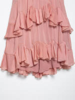 OUWU- Novedad de verano, ropa de mujer, vestido corto con decoración en capas en estilo de moda francesa de Europa y América - details 5