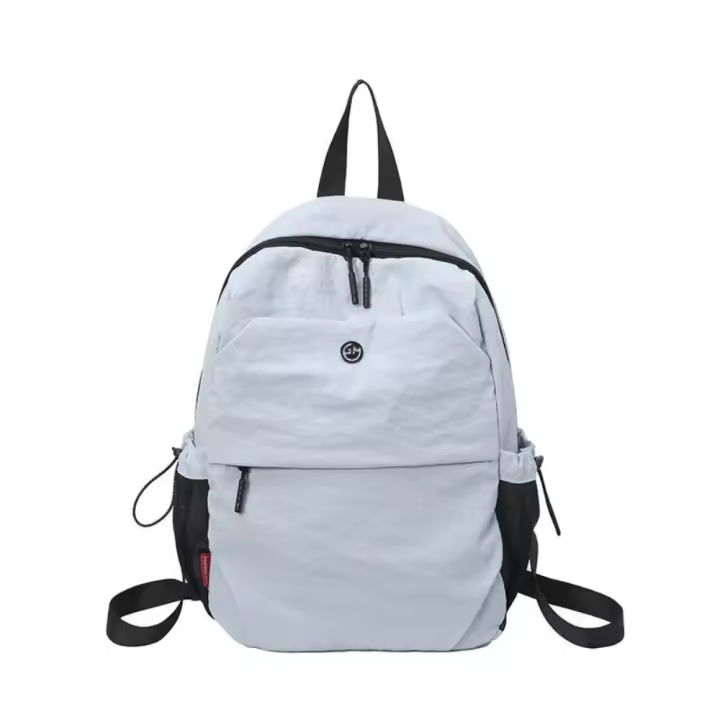 Mochila deportiva de nailon pequeña y sencilla, bolso de hombro de Color sólido de estilo coreano, bolso de mano, mochila Retro para niñas - 1