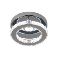 Lámparas de Techo Goeco con Cristal Plafon 16W LED para Dormitorio Sala de Estar Cocina Pasillo 3 Colores Ajustables Iluminación Decorativa Eficiencia de Energía - details 1