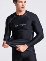 Protección Solar Para Hombres, Parte Superior De Traje De Baño De Cuello Alto, De Secado Rápido, Elástica - details 1