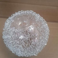 Reemplazo de pantalla de vidrio G9 transparente, globo, alambre de aluminio, Agujero exterior de 20mm, cubierta de bombilla G9 para soporte de enchufe de tornillo de 2cm - details 6