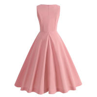 Vestido estilo verde de color sólido para mujer primavera/verano 2025 - details 2