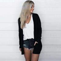 Cardigan de Manga Larga para Mujer Ouwu Ajuste Suelto, Manga de Punto con Bolsillo Adelgazante, Abrigo de Moda Casual - details 8