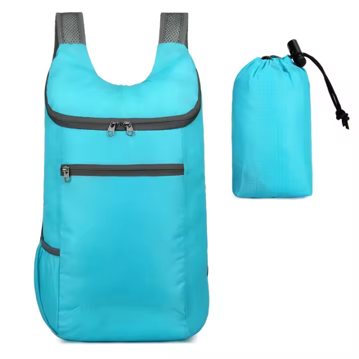 Mochila de montañismo al aire libre para hombres y mujeres, mochila de ciclismo, ligera, portátil, impermeable, bolsa de viaje deportiva plegable - 1