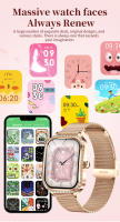 Reloj inteligente para mujer 1,75 pulgadas de AMOLED Superficie curva Pantalla,Reloj impermeable,Llamada inalámbrica Bluetooth,100 + imágenes personalizadas,Modo multideportivo,Regalos de navidad,regalos de año nuevo,regalos exquisitos para mujeres,2025 - details 8