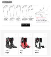 Botas motocross hombre antideslizante aire libre MX Carreras de Locomotora - details 4