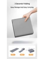 Tapete de Yoga plegable Eco amigable Tpe plegable viaje Fitness ejercicio doble cara antideslizante para Pilates y entrenamientos de piso - details 1