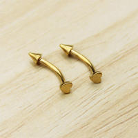 Anillo de acero quirúrgico para mujer, piercing para el cartílago, barra para el labio, tragus helix, joyería para el cuerpo, 16g, 1 unidad - details 7
