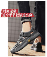 Nuevo desgaste exterior hueco casual bolsa cabeza zapatos de vadear de los hombres zapatillas deportivas - details 2
