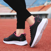 Zapatillas de deporte de cuero para mujer, zapatos deportivos ultraligeros de talla grande, primavera y otoño - details 17