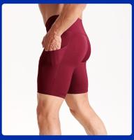 Pantalones deportivos elásticos transpirables para hombres con bolsillo, pantalones de compresión de secado rápido para entrenamiento al aire libre, ciclismo y carrera - details 21