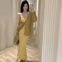 Vestido Largo de Verano Elegante Tanga Bodycon con Tirantes de Spaghetti Estilo Sirena para Mujeres - details 1